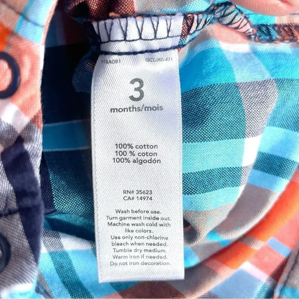 Carter’s Plaid Romper